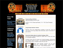 Tablet Screenshot of petrooiltools.com